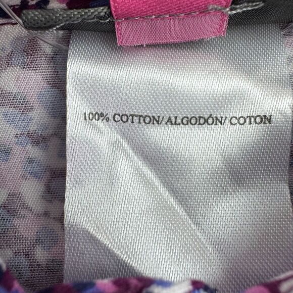 Vince Camuto Girls Dress 2T Purple Pink Floral Button Front Short Sleeve NWT - Picture 6 of 9